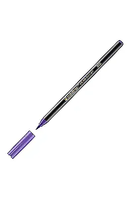 Edding 1340 Fırça Uçlu Simli Keçeli Kalem Mor - Edding