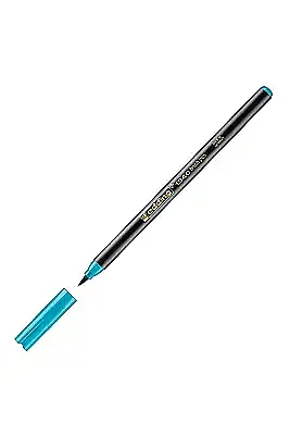 Edding 1340 Fırça Uçlu Simli Keçeli Kalem Turkuaz - Edding