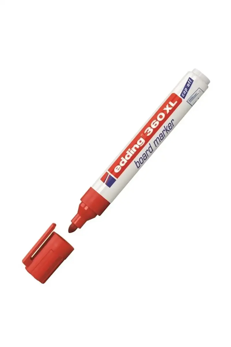 Edding Beyaz Tahta Kalemi Kırmızı 360XL - 1