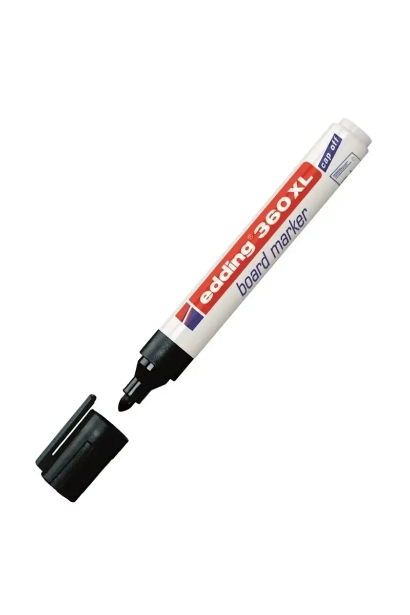 Edding Beyaz Tahta Kalemi Siyah 360XL - 1