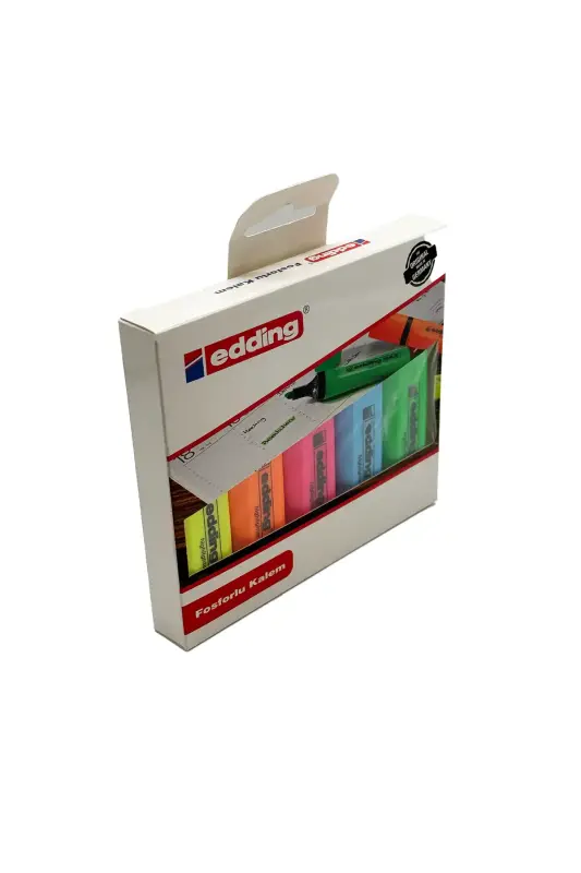 Edding Fosforlu Kalem 5 Li Kutu Set - Edding