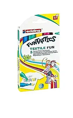 Edding Funtastıcs Yıkanabilir Keçeli Kalem 5 Li İnce Uç ED17 - 2