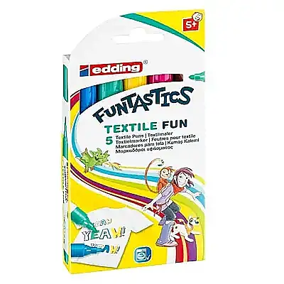 Edding Funtastıcs Yıkanabilir Keçeli Kalem 5 Li İnce Uç ED17 - 4
