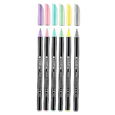 Edding Metalik Grafik Kalemi 6 Lı Pastel Renkler - 3