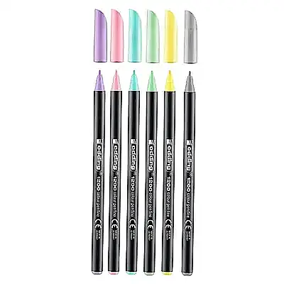 Edding Metalik Grafik Kalemi 6 Lı Pastel Renkler - 9