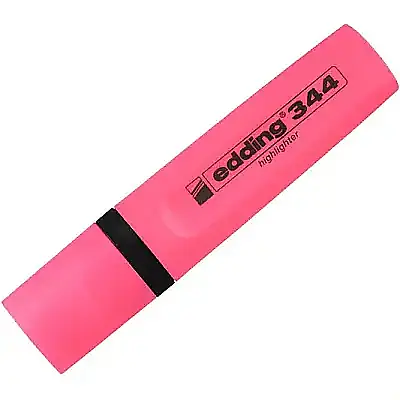 Edding Pembe Fosforlu Kalem 344 - 4