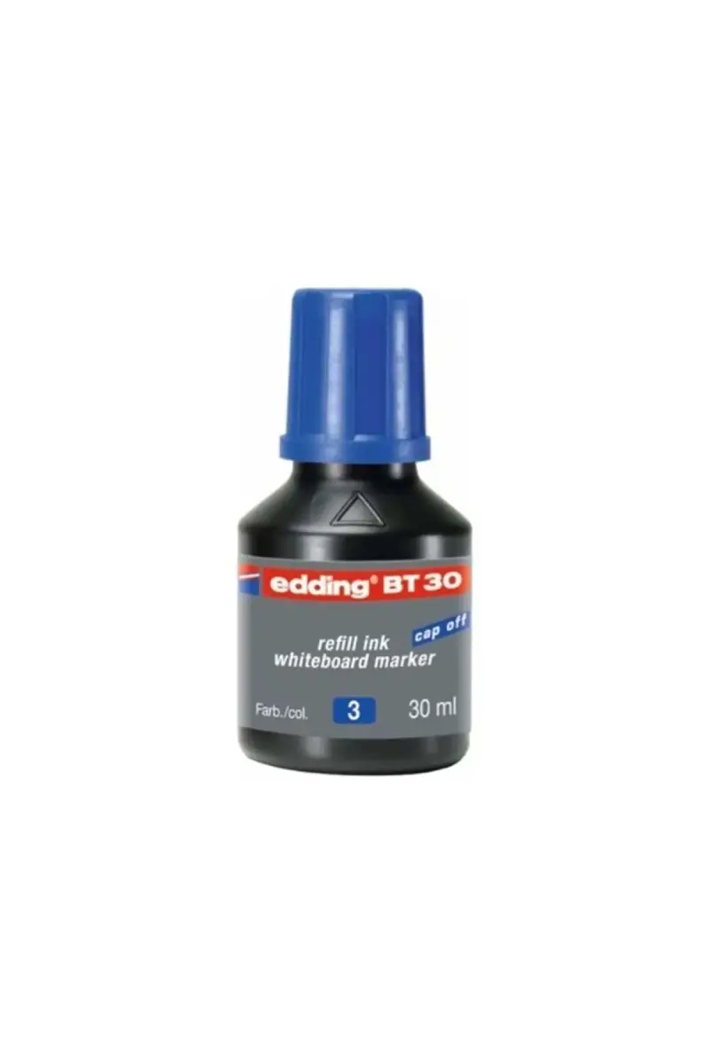 Edding Tahta Kalem Mürekkebi Mavi 30ml - 1