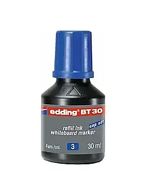 Edding Tahta Kalem Mürekkebi Mavi 30ml - 3