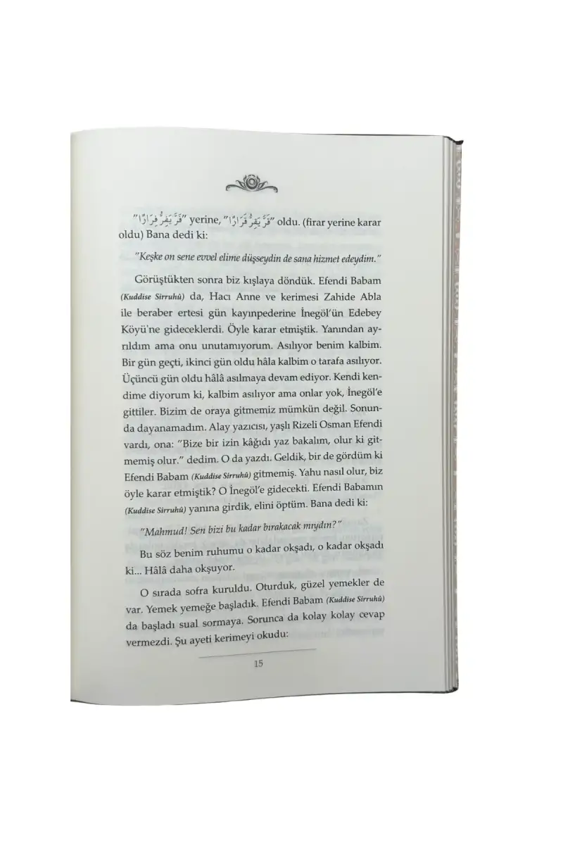 Efendi Babam Ali Haydar Efendi Buyururduki - Deri Cilt - 4
