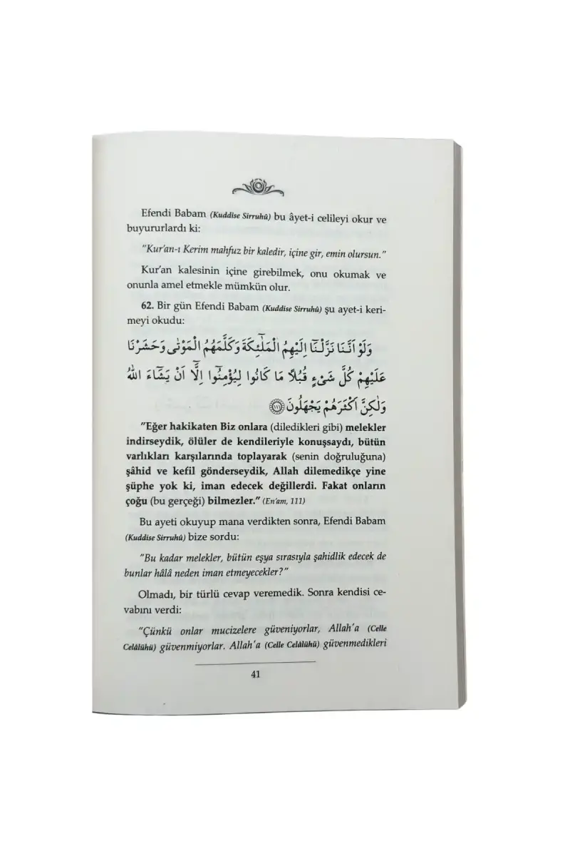 Efendi Babam Ali Haydar Efendi Buyururduki - Karton Kapak - 2
