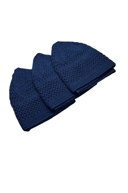 El Örgü Model Takke Lacivert - Bemenda Çarşı