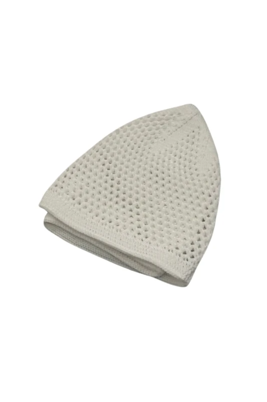 El Örme Model Takke - Beyaz - Akfeda Basım Yayın