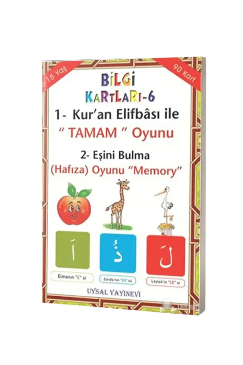 Elifba Oyunları - Bilgi Kartları 6 - 4+ Yaş - 1