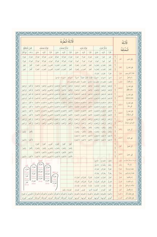 Emsile Bina Şeması Renkli - Ahıska Yayınevi