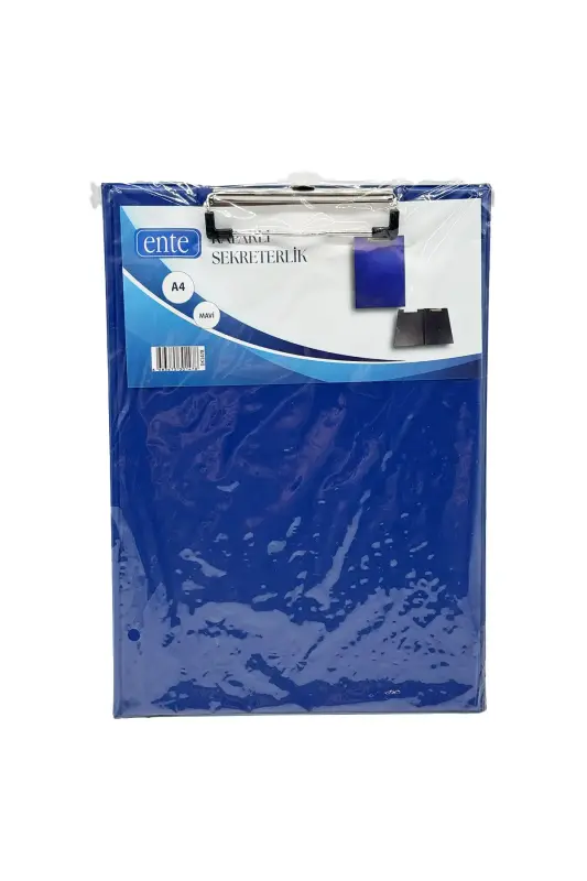 Ente A4 Sekreterlik Kapaklı Mavi - Ente