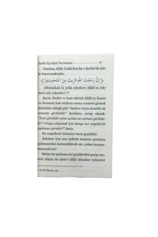Ey Oğul İzahlı Tercümesi - 3
