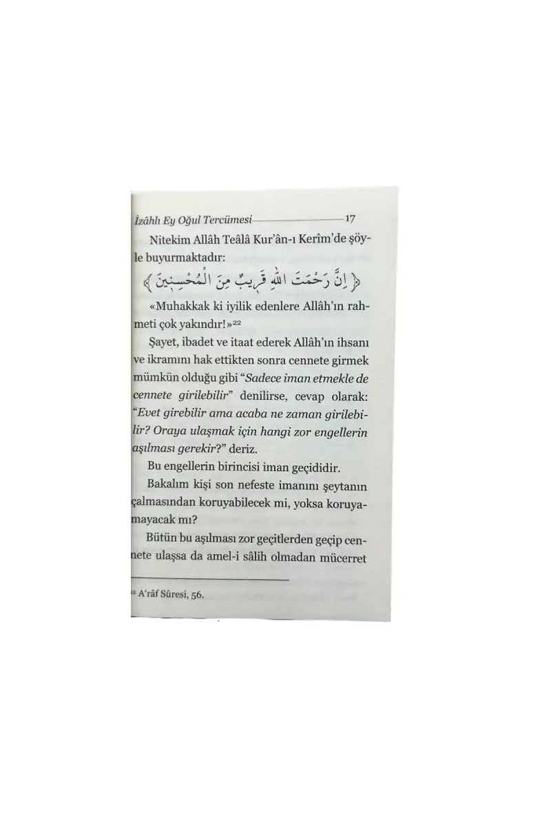 Ey Oğul İzahlı Tercümesi - 3
