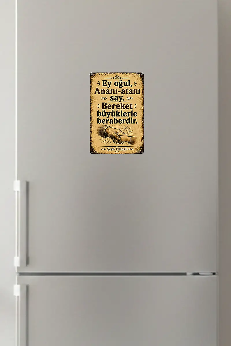 Ey Oğul MiniDekor Magnet Ayaklı 9×13,5 cm - 1