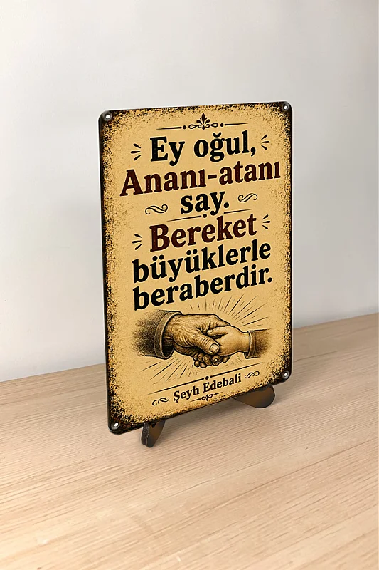 Ey Oğul MiniDekor Magnet Ayaklı 9×13,5 cm - 3