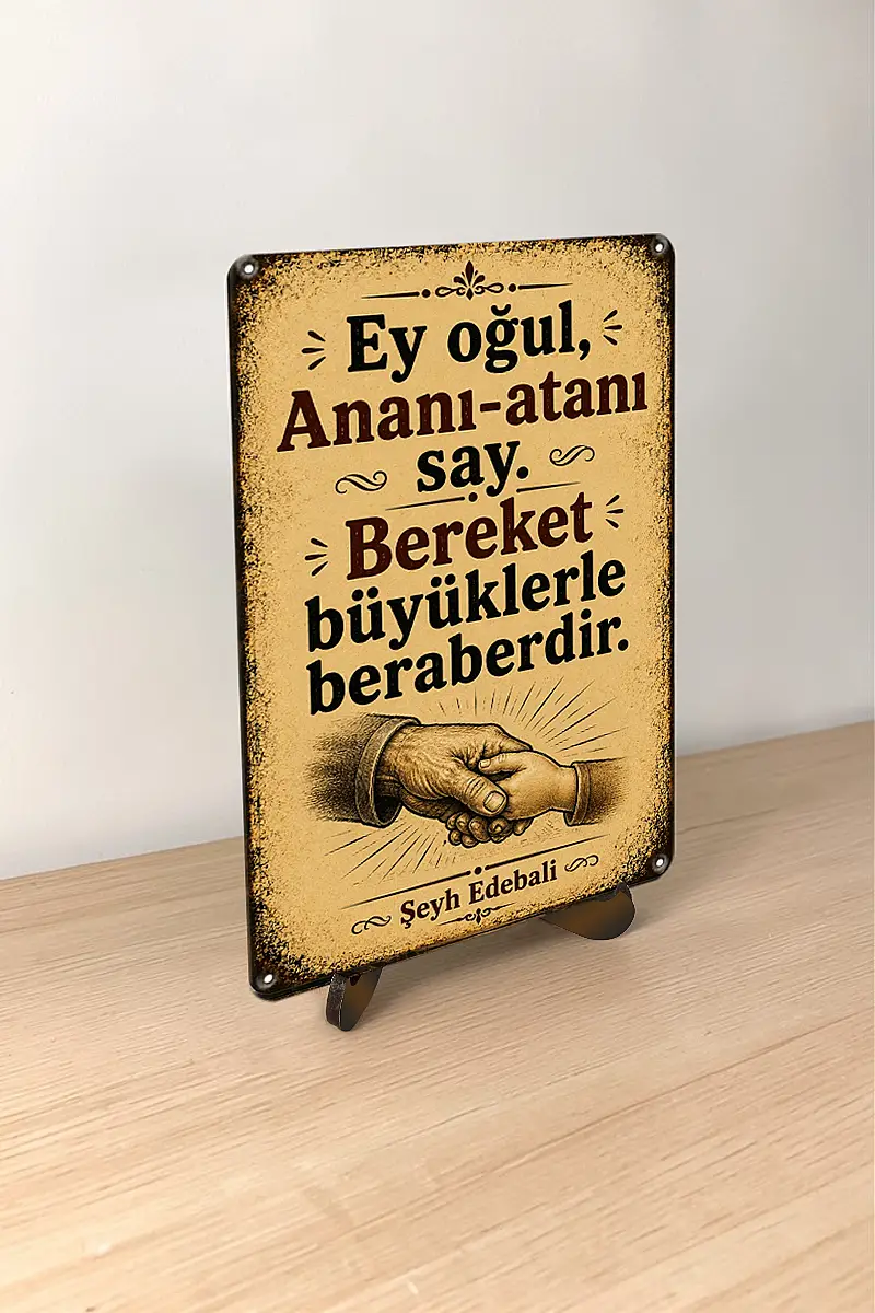 Ey Oğul MiniDekor Magnet Ayaklı 9×13,5 cm - 3