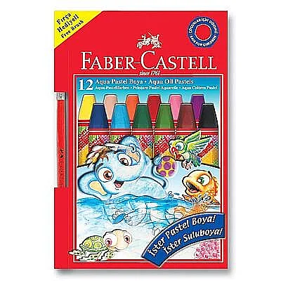 Faber Aqua Pastel Boya 12 Renk - Faber Castell