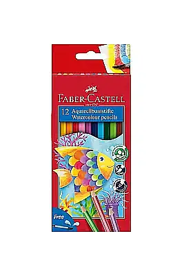 Faber Aquarell Boya Kalemi 12 Renk Karton Kutu - 1