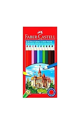 Faber Aquarell Boya Kalemi 12 Renk Karton Kutu - 2