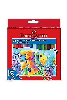 Faber Boya Kalemi Aquarell 24 Renk Karton Kutu - 2