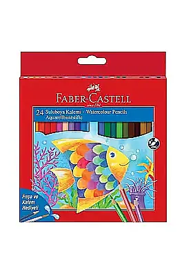 Faber Boya Kalemi Aquarell 24 Renk Karton Kutu - 2