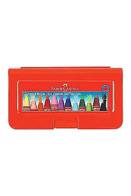 Faber Castell Altıgen Pastel Boya 12 Renk Plastik Kutu - 2