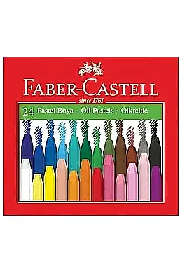Faber Castell Altıgen Pastel Boya 24 Renk Karton Kutu - 2