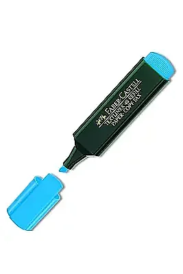 Faber Castell Fosforlu Kalem Mavi 1548 - Faber Castell