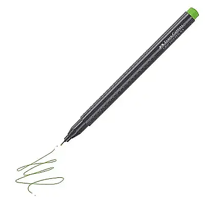 Faber Castell Grip Finepen 0.4 Çim Yeşil - 4