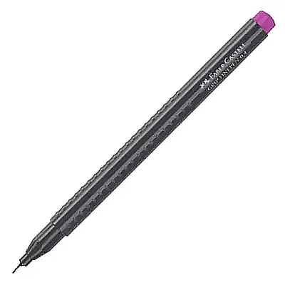 Faber Castell Grip Finepen 0.4 Keçeli Açık Mor - Faber Castell