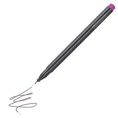 Faber Castell Grip Finepen 0.4 Keçeli Açık Mor - 4