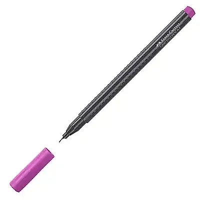 Faber Castell Grip Finepen 0.4 Keçeli Açık Mor - 6