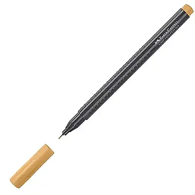 Faber Castell Grip Finepen 0.4 Keçeli Kalem Krom Sarısı - 2