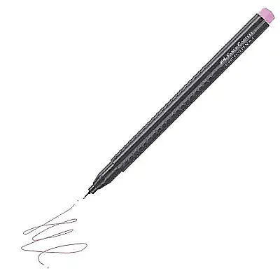 Faber Castell Grip Finepen 0.4 Keçeli Kalem Pembe - 2