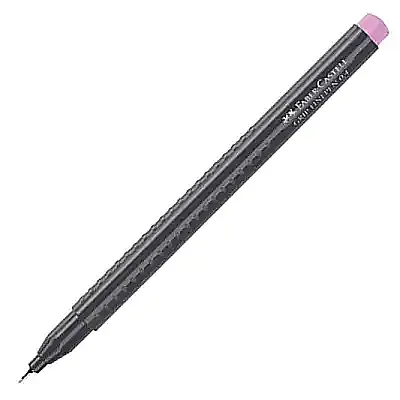 Faber Castell Grip Finepen 0.4 Keçeli Kalem Pembe - 3