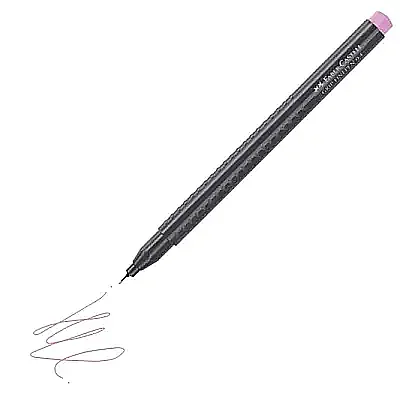 Faber Castell Grip Finepen 0.4 Keçeli Kalem Pembe - 6