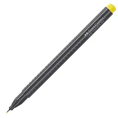Faber Castell Grip Finepen 0.4 Keçeli Kalem Sarı - 3