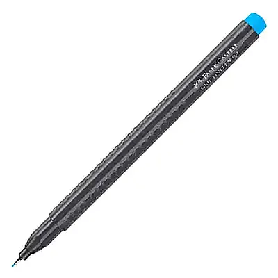 Faber Castell Grip Finepen 0.4 Keçeli Mavi - 2