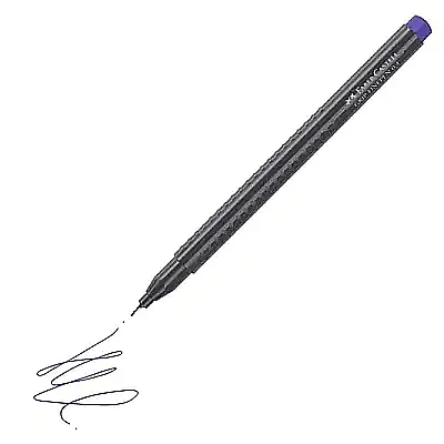 Faber Castell Grip Finepen 0.4 Keçeli Mor - Faber Castell