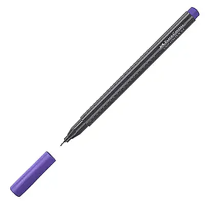 Faber Castell Grip Finepen 0.4 Keçeli Mor - 8