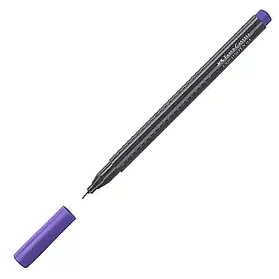 Faber Castell Grip Finepen 0.4 Keçeli Mor - 8