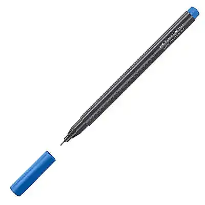 Faber Castell Grip Finepen 0.4 Koyu Mavi - 1
