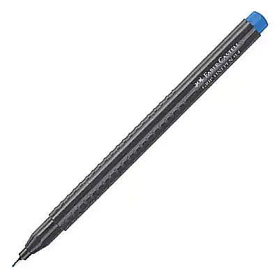 Faber Castell Grip Finepen 0.4 Koyu Mavi - 6