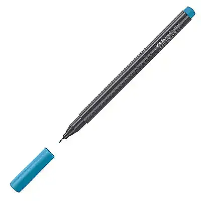Faber Castell Grip Finepen 0.4 Turkuaz - 6
