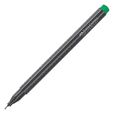 Faber Castell Grip Finepen 0.4 Zümrüt Yeşil - 6