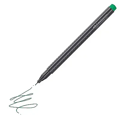 Faber Castell Grip Finepen 0.4 Zümrüt Yeşil - 9
